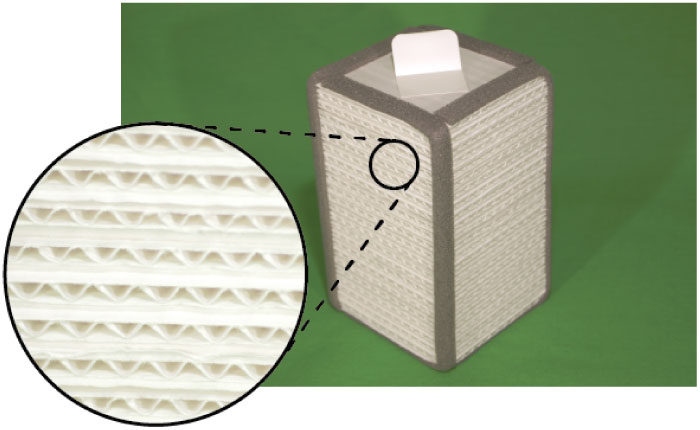 ダクト式熱交換換気システムの素子