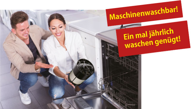 The 'Seseragi®' is machine washable.